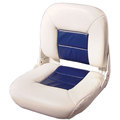 Tempress Tempress 54678 Navistyle Low-Back Boat Seat - White/Blue 54678